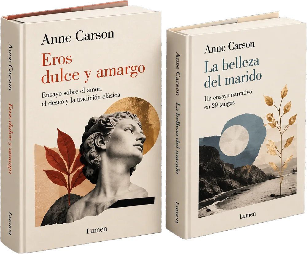 Maqueta ilustrativa de Eros dulce y amargo y La belleza del marido