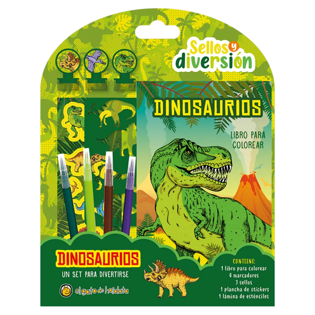 Imagen de Sellos y Diversión: Dinosaurios